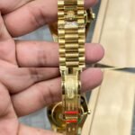 [Super Clone] Rolex Daydate 40 mm President Brilliant diamond set Bezel Champagne colour set with diamonds Dial 228348RBR - Image 8