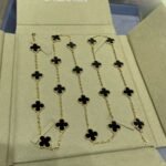 Van Cleef and Arpels Vintage Alhambra long necklace 20 motifs - Image 4