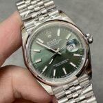 [Super Clone] Rolex Datejust 36 mm Jubilee Domed Bezel Mint green Dial 126200 - Image 4