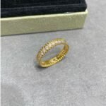 Van Cleef and Arpels Perlée diamonds ring 1 row - Image 2