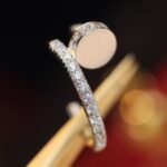 CARTIER Juste un Clou hoop earrings small model paved - Image 4