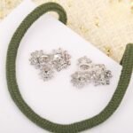Van Cleef and Arpels Lotus earrings 3 flowers - Image 3