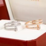 CARTIER Juste un Clou ring double half-paved - Image 6