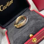CARTIER Trinity ring small model half-paved - Image 5