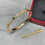 CARTIER LOVE bracelet small model paved - Image 2