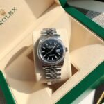[Super Clone] Rolex Datejust 36 mm Jubilee Brilliant diamond set Bezel Bright black Dial 116244 - Image 2