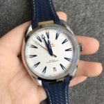 Omega Seamaster Aqua Terra 150M 41mm Steel Yellow Gold On Rubber Strap Silver Dial - Image 3