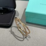 Tiffany and Co TIFFANY Knot Double Row Hinged Bangle - Image 2
