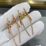 Tiffany and Co TIFFANY Knot Drop Earrings - Image 4