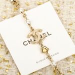 CHANEL 25P CC Star Pearl Necklace - Image 4