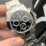 Rolex Cosmograph Daytona 40 mm Oystersteel Steel Bezel Bright black and steel Dial 126509 - Image 4