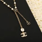 CHANEL CC Pearl Necklace - Image 3