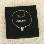 CHANEL CC Pearl Necklace - Image 2