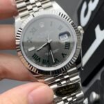 [Super Clone] Rolex Datejust 36 mm Jubilee Fluted Bezel Slate Dial 126233 - Image 4