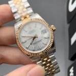 Rolex Datejust 31 mm Jubilee Domed Bezel Silver Dial - Image 3