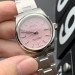 [Super Clone] Rolex Oyster Perpetual 31 mm Oyster Trapeze Bezel Pink Dial 277200 - Image 3