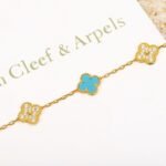 Van Cleef and Arpels Vintage Alhambra bracelet 5 motifs - Image 4