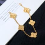 Van Cleef and Arpels Vintage Alhambra bracelet 5 motifs - Image 6