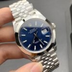 [Super Clone] Rolex Datejust 41 mm Jubilee Smooth Bezel Bright blue Dial 126300 - Image 4