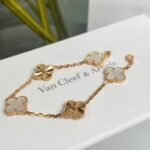 Van Cleef and Arpels Vintage Alhambra bracelet 5 motifs - Image 3