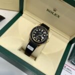 [Super Clone] Rolex Yacht Master 42 mm Oysterflex Black Ceramic Bezel Black Dial 226658 - Image 2