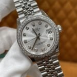 [Super Clone] Rolex Datejust 31 mm Jubilee Brilliant diamond set Bezel Silver set with diamonds Dial 278384RBR - Image 2