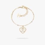 CHANEL CC Heart bracelet