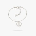 CHANEL CC Heart bracelet