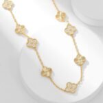 Van Cleef and Arpels Vintage Alhambra long necklace 20 motifs - Image 5