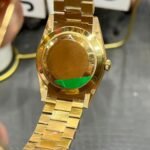 Rolex Daydate 40 mm President Brilliant diamond set Bezel Green Dial 228348RBR Swiss movement - Image 4
