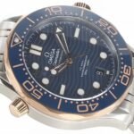 Omega Seamaster Diver 300M 42mm Steel Rose Gold On Steel Blue Dial - Image 4