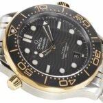 Omega Seamaster Diver 300M 42mm Steel Yellow Gold On Steel Black Dial - Image 4