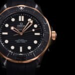 Omega Seamaster Diver 300M 44mm Black Ceramic On Rubber Strap Black Dial - Image 2