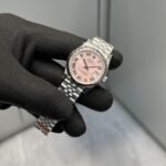[Super Clone] Rolex Datejust 31 mm Jubilee Domed Bezel Pink Dial 278240 - Image 10