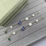 Van Cleef and Arpels Lucky Spring Butterfly bracelet 5 motifs - Image 5