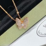Van Cleef and Arpels Two Butterfly pendant - Image 2