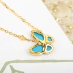 Van Cleef and Arpels Two Butterfly pendant - Image 3