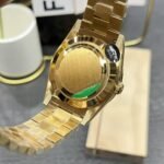[Super Clone] Rolex Daydate 40 mm President Brilliant diamond set Bezel Champagne colour set with diamonds Dial 228348RBR - Image 7