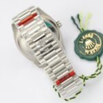 [Super Clone] Rolex Daydate 36 mm President Brilliant diamond set Bezel Silver Dial 128349RBR - Image 9