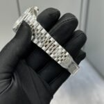 [Super Clone] Rolex Datejust 36 mm Jubilee Fluted Bezel White mother of pearl Dial 126234 - Image 9