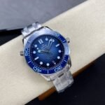 Omega Seamaster Diver 300M 42mm Steel On Steel on Steel Blue Dial - Image 4
