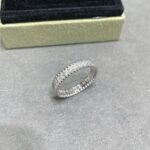 Van Cleef and Arpels Perlée diamonds ring 1 row - Image 2