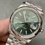 Rolex Datejust 36 mm Jubilee Domed Bezel Mint green Dial 126200 - Image 4