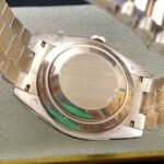 [Super Clone] Rolex Daydate 40 mm President Fluted Bezel Sundust set with diamonds Dial 228235 - Image 9