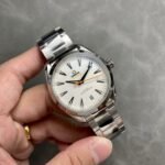 Omega Seamaster Aqua Terra 150M 41mm Steel On Steel White Dial - Image 4