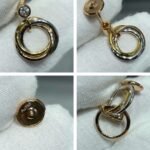 CARTIER Trinity earrings brilliant-cut diamonds - Image 3