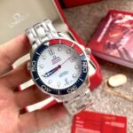 Omega Seamaster Diver 300M 41mm Steel On Steel White Dial - Image 2