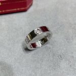 CARTIER LOVE ring classic model 3 diamonds - Image 2