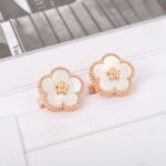 Van Cleef and Arpels Lucky Spring earrings plum blossom - Image 5