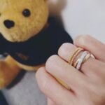 CARTIER Trinity ring small model half-paved - Image 6